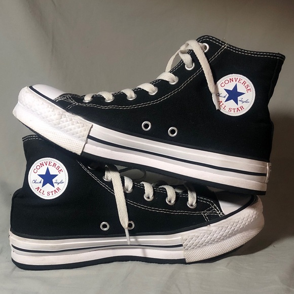 Converse All Star Black Canvas Sneakers - Picture 1 of 7